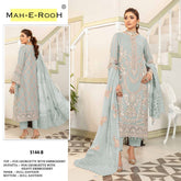 Fox Georgette With Heavy Embroidery work Salwar Suit